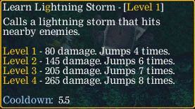 Learn lightning Storm